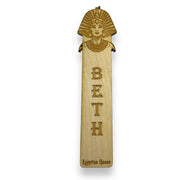 Bookmark - PERSONALIZED Egyptian Queen - Birch wood