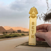 Bookmark - PERSONALIZED Egyptian Queen - Birch wood