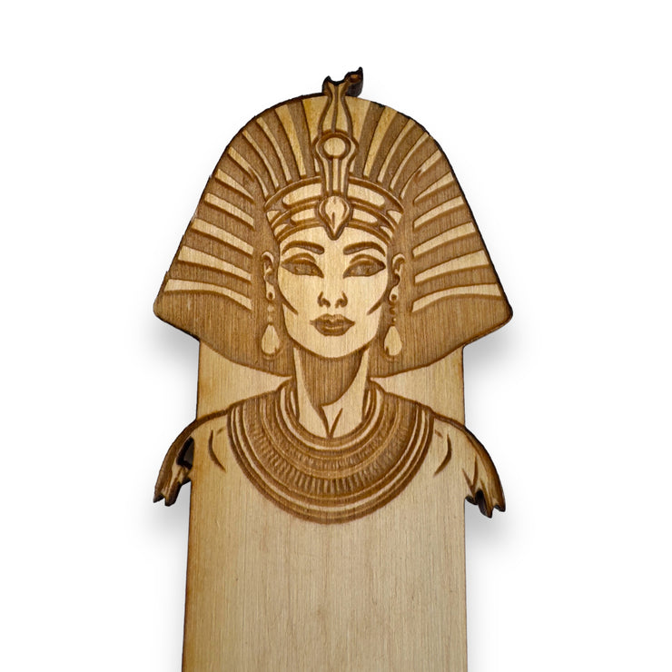 Bookmark - PERSONALIZED Egyptian Queen - Birch wood