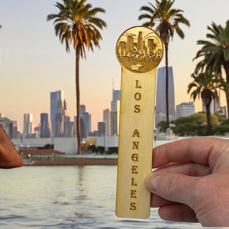 Bookmark - Los Angeles - Birch wood