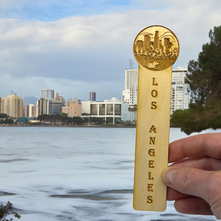 Bookmark - Los Angeles - Birch wood