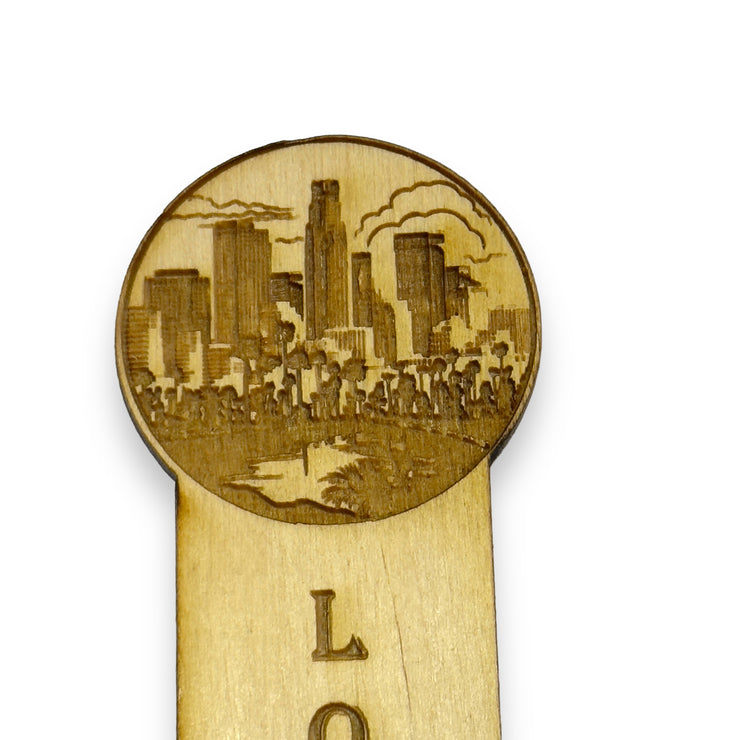 Bookmark - Los Angeles - Birch wood
