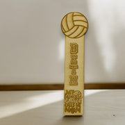 Bookmark - PERSONALIZED Volleyball My favorite player calls me mom - wood
