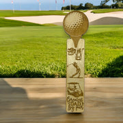 Bookmark - Greatest Dad By Par - Birch wood