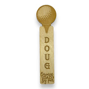 Bookmark - PERSONALIZED Greatest Dad By Par - Birch wood