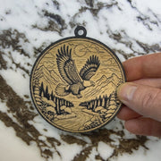 Ornament - Black - Flying Eagle