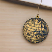 Ornament - Black - Disco Ball