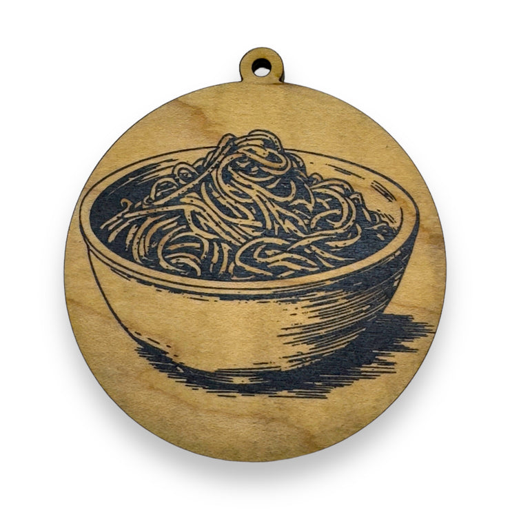 Ornament - Black - Spaghetti