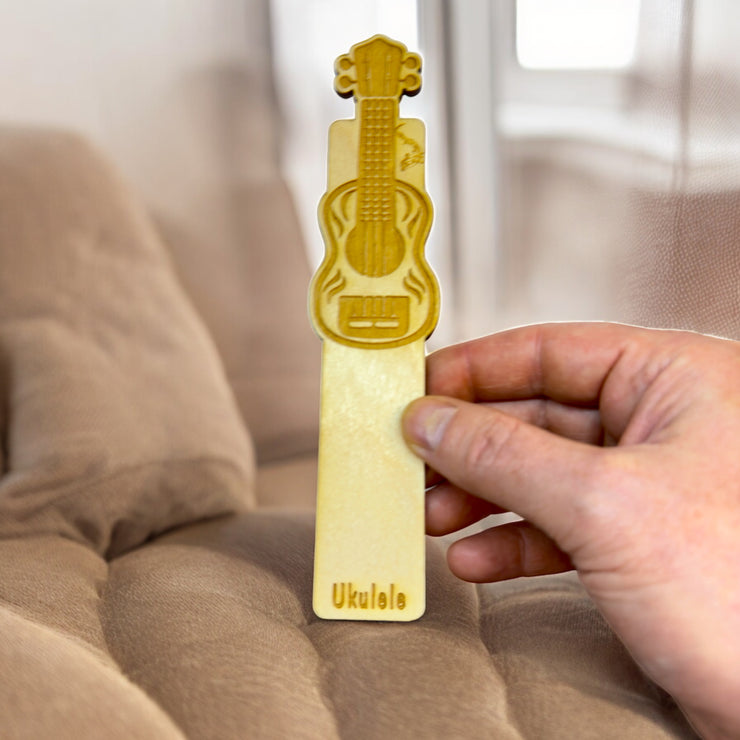 Bookmark - Ukulele - birch wood