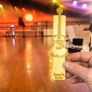Bookmark - Acoustic Guitar - birch wood