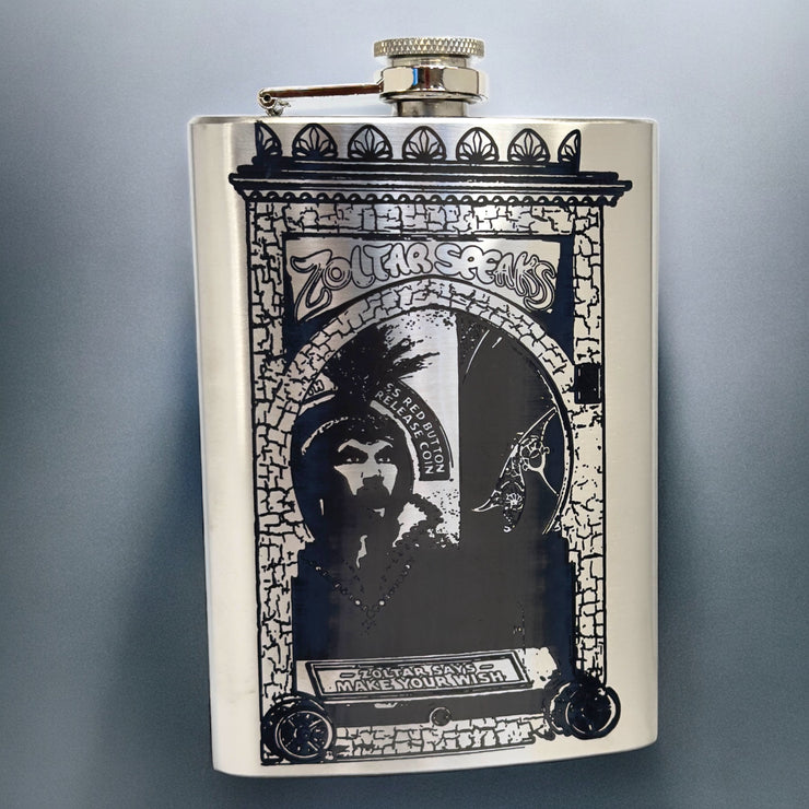 8oz Zoltar Speaks Stainless Steel Flask