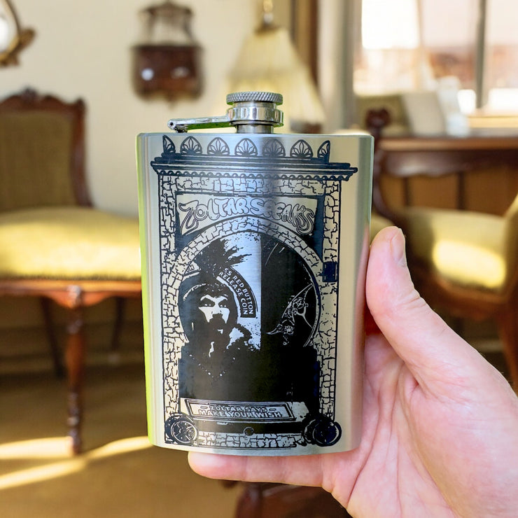 8oz Zoltar Speaks Stainless Steel Flask