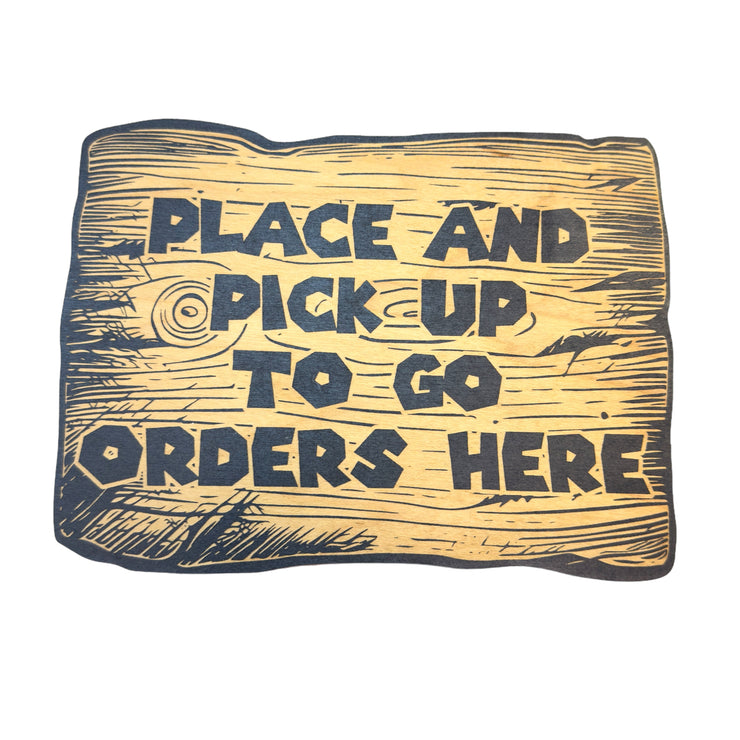 Sign - BLACK - CUSTOM Restaurant Business Cafe Bistro Bar Tavern Fast Food Slow Food BBQ Signs