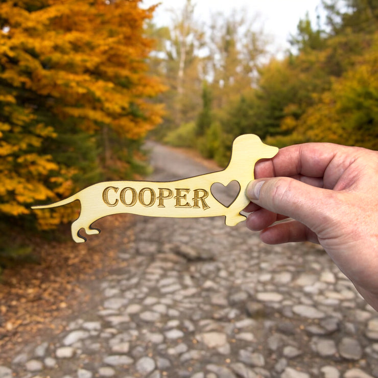 Bookmark - PERSONALIZED - Weiner Dog - Dachshund
