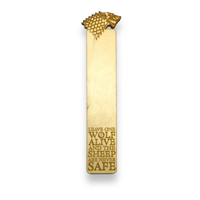 Bookmark - Leave One Wolf Alive