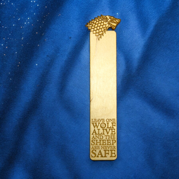 Bookmark - Leave One Wolf Alive