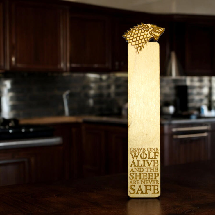Bookmark - Leave One Wolf Alive