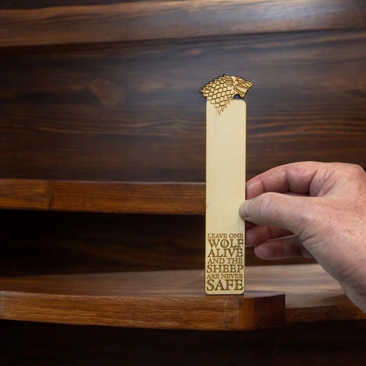 Bookmark - Leave One Wolf Alive
