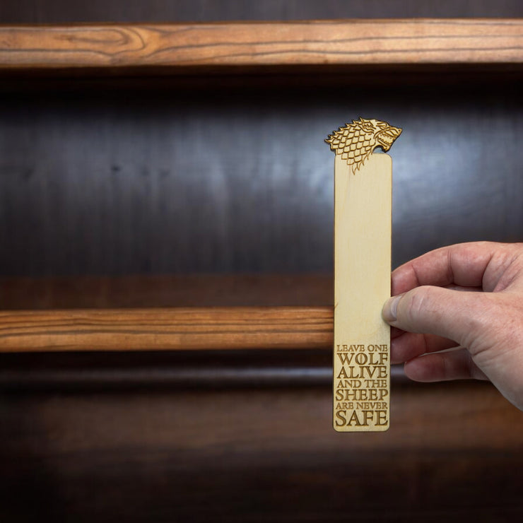 Bookmark - Leave One Wolf Alive