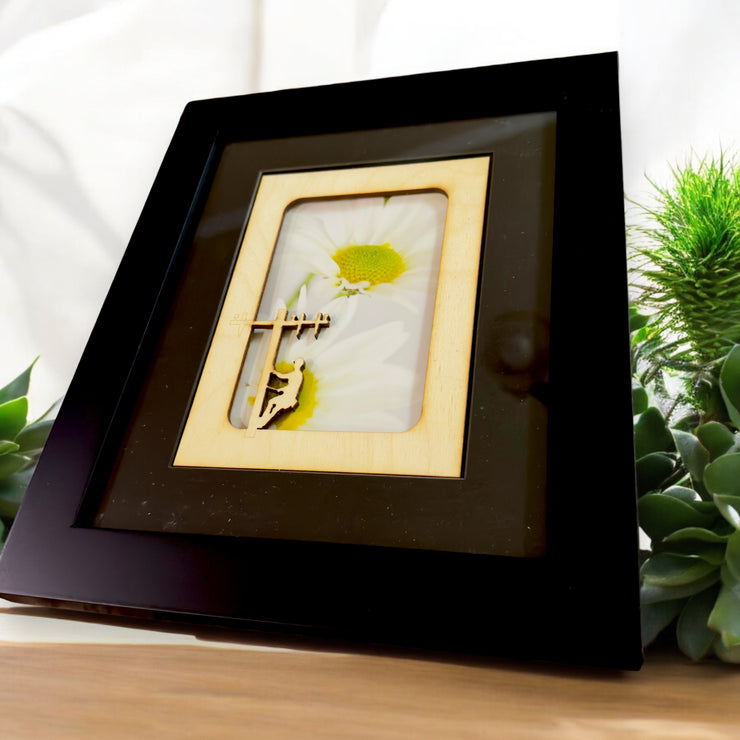 Lineman 5X7 Photo Frame Insert - Baltic Birch