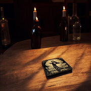 Coasters - Black - Giraffe -  Set of 2