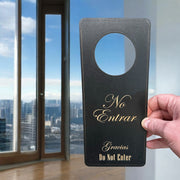 Door Hanger - Spanish Language - No Entrar - Do not Enter - 9x4