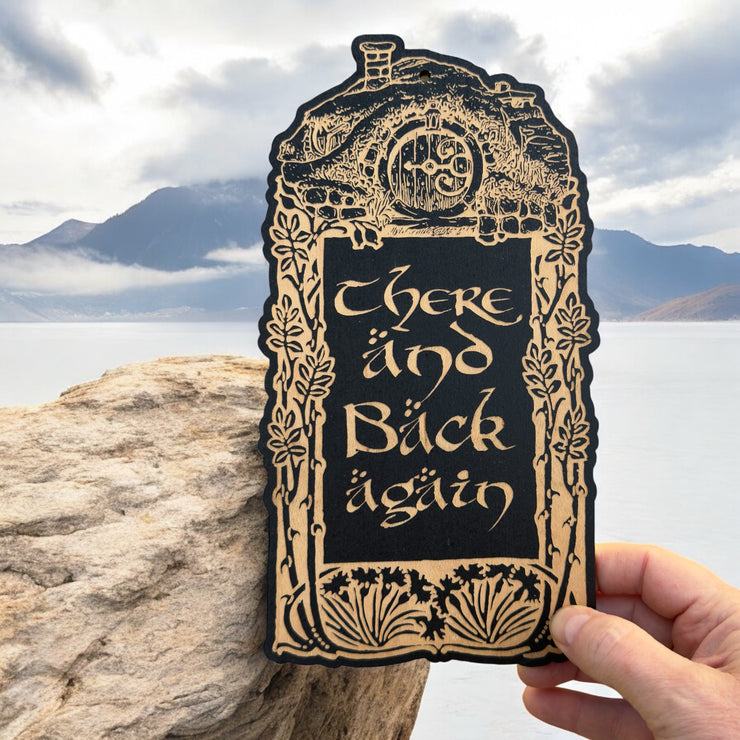 Sign - There and Back Again - Raw Wood