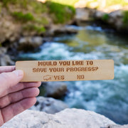 Bookmark - Would You Like to Save Your Progress