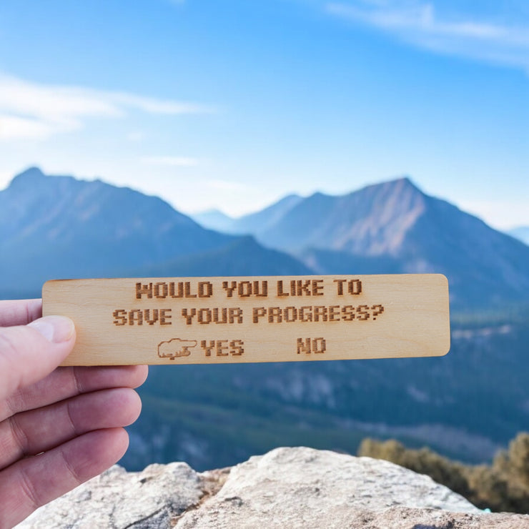 Bookmark - Would You Like to Save Your Progress