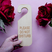 Please Do Not Disturb Door sign Second Edition - Wood