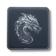 Coaster - Dragon - SET OF 2 - Leather or Stitched Cork