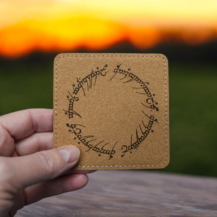 Coaster - The One - SET OF 2 - Leather or Stitched Cork