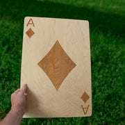 Ace of Diamonds Sign 13x20 Raw Wood