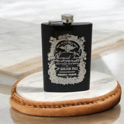 8oz BLACK Mermaid Tears Flask