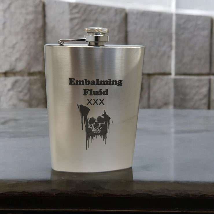 8oz Embalming Fluid Flask