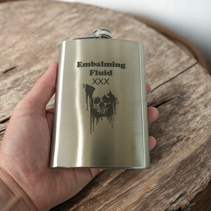 8oz Embalming Fluid Flask