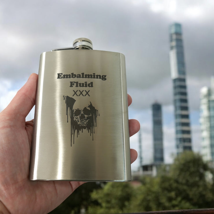 8oz Embalming Fluid Flask