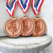 Award - 1st 2nd & 3rd Place Zeus Medals - Cedar