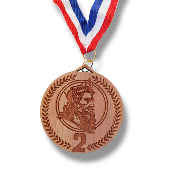Award - 1st 2nd & 3rd Place Zeus Medals - Cedar
