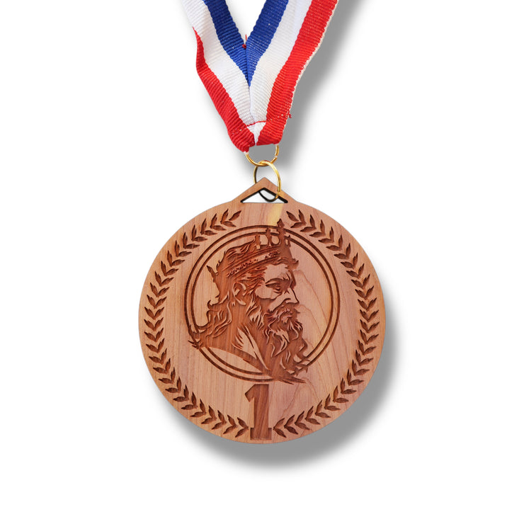 Award - 1st 2nd & 3rd Place Zeus Medals - Cedar