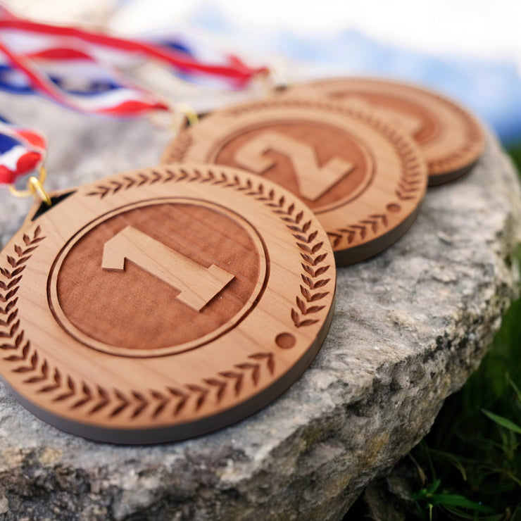 Award - 1st 2nd & 3rd Place Standard Medals - Cedar