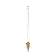 Necklace - 221b - Snake and Cable Link chains - Birch Wood
