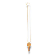 Necklace - 221b - Snake and Cable Link chains - Birch Wood
