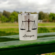 8oz Lawyer Stainless Steel Flask