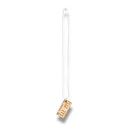 Necklace - Kansas License Plate - Key of Life Snake and Cable Link chains - Birch Wood