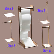 Shipping Label Stand and Feeder - Unassembled