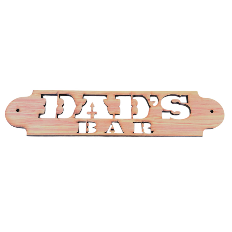 Sign - CUSTOM - Dad's Bar 16x4in