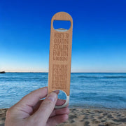 Wooden Bottle Opener - Viking Toast