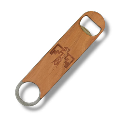 Wooden Bottle Opener - Thunderbird Native American