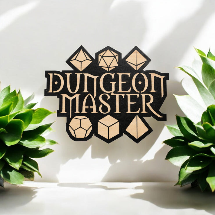 Sign - BLACK - CUSTOM - Dungeon Master